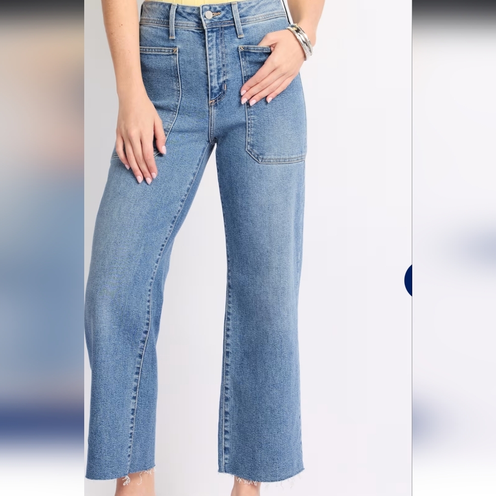 Just Black Denim - Women's Utility Pocket High Rise Jeans - Size 29